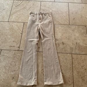 Motel rocks, bootcut jeans, lightly worn